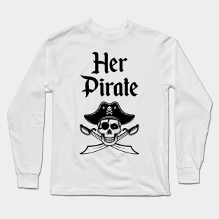 Her Pirate His Mermaid Couple Matching Long Sleeve T-Shirt